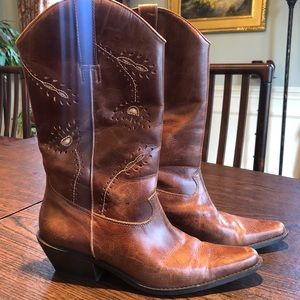 Matisse Leather Cowboy Boots